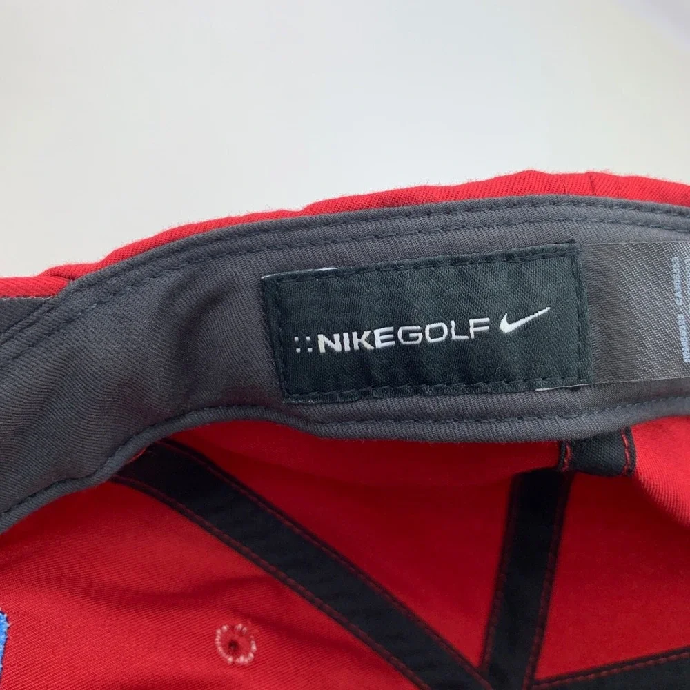 Reel Power Hat Nike Golf Wire US Flag Red White Blue Strapback OSFM Baseball Cap